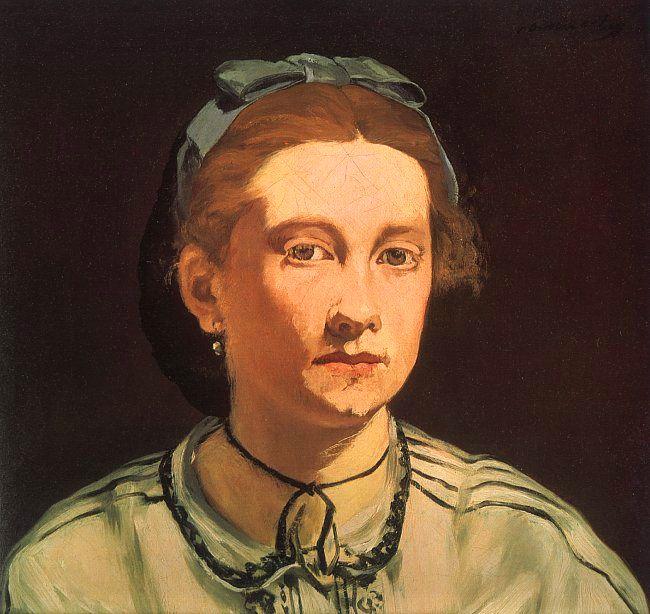 Edouard Manet Portrait of Victorine Meurent oil painting picture